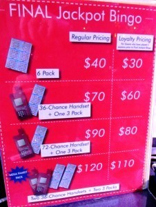 Final Jackpot Session Pricing