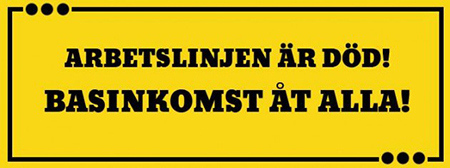 Piratpartiet vill införa garanterad basinkomst