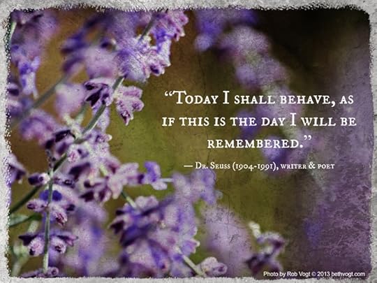 Remember quote Dr Seuss