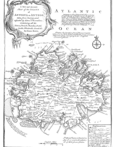 Map of Antigua