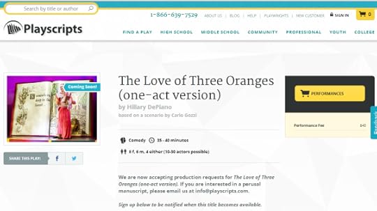 TLOTO one act playscripts page