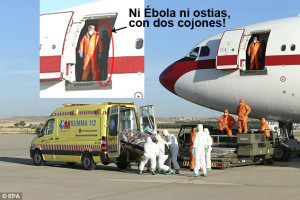 #Infectado con ébola