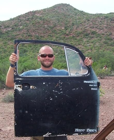 Max in Prescott, AZ (note the squatter behind him.)