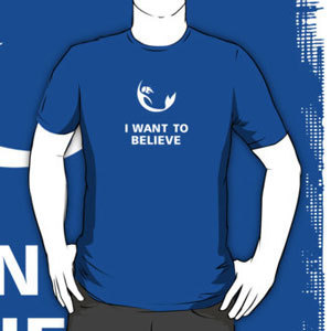 I want to believe in mermaids t-shirt