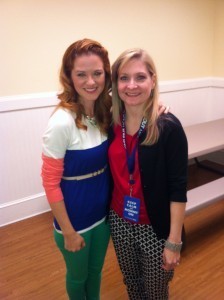 Never stand next to anyone as gorgeous as Sarah Drew in a photo if you can help it!