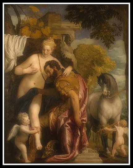 "Mars and Venus United by Love" by Paolo Veronese. (1570).