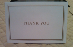 Thank You Card