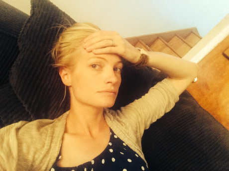 I study my face when I'm in a bad mood, 'cuz I'm weird like that. And yes, I have chewed off my nails. 