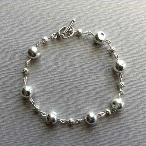 Sterling handcrafted bracelet
