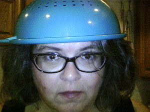 Colander selfie