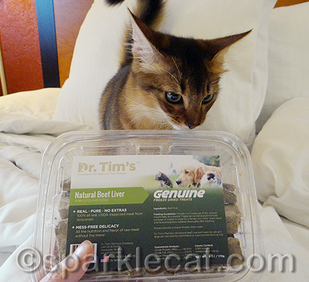 I didn't know eating treats was part of my job!