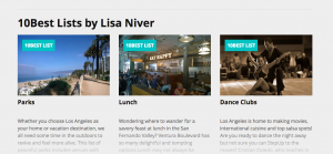 Lisa Ellen Niver's first three articles on USA Today