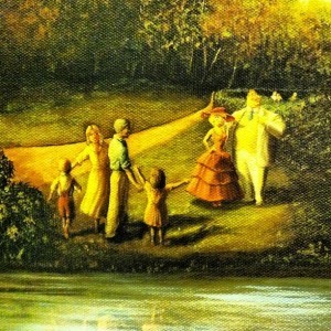 Bed Paintings at Magnolia Bend at Port Orleans Riverside