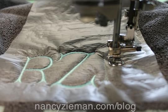 Nancy Zieman Embroider a Towel Monogram Eileen Roche Machine Embroidery in 6 Easy Lessons