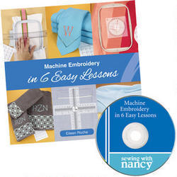 Machine Embroidery in 6 Easy Lessons book and DVD