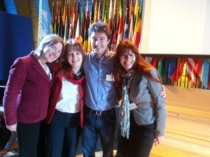 Judith at the UNESCO Youth Forum in Paris