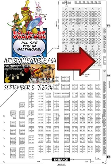 Baltimore Comic Con Artist Alley Table A64