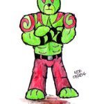Drax the Destroyer Cuddly Sketch by Nick Davis