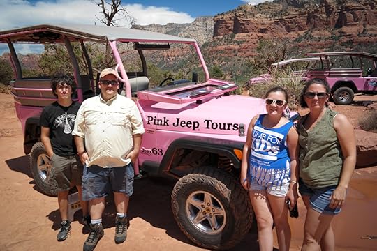 Pink Jeep With The Chapmans