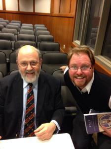 Me and N. T. Wright at his book signing on the U.T. Campus.