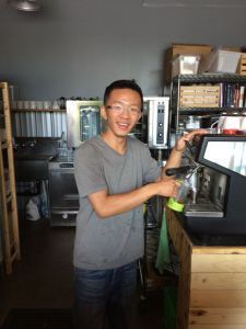 Daniel Wong = proprietor, creme brûlée master.