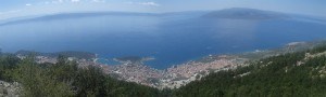Makarska, Croatia, View From Mountain