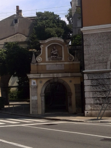 Captain Petar Kruzic Stairs to Trsat Castle, Rijeka, Croatia