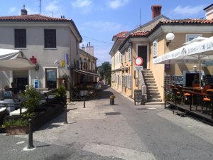Street to Trsat Castle, Rijeka, Croatia
