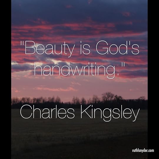 Beauty is God's Handwriting