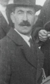 Sergeant William Neill DCM at the dedication of the Ulster Battlefield Memorial Tower, 21 November 1921.