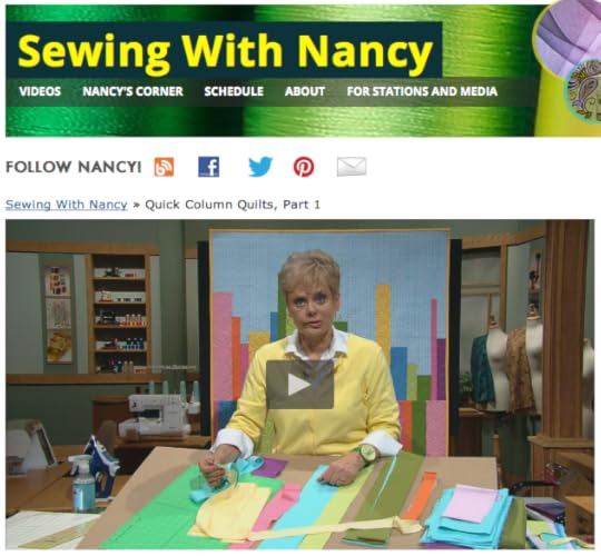 Quick Column Quilts as seen on Sewing With Nancy Zieman