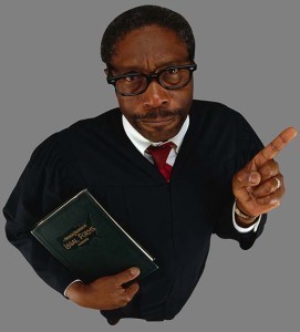 Judge Shaking Finger