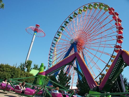 Giant Wheel, WindSeeker and Troika at Cedar Point