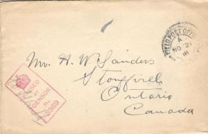 Fred's envelope 1918