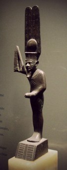 A statuette of Min