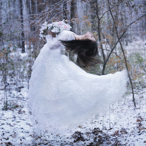 A marriage of gravity and defiance.