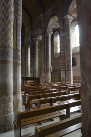 Inside the Church of Notre Dame, Poitiers