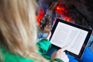 Reading on Tablet canstockphoto18339591