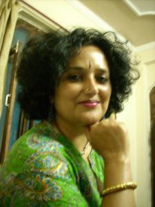 mira prabhu green dress