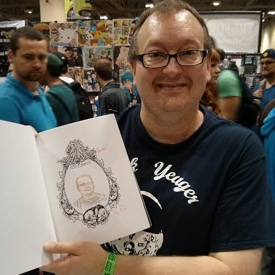 Steven Gilbert with his personalized copy of my book! Thanks Steven!
