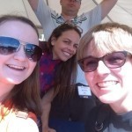 Tent shot with fans. And an O, apparently.