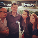 Me, Margie Stohl, Lev Grossman, and the Evil Corey Who Made Me Rap.