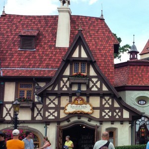 photo of available snacks from Germany, popcorn and caramels, fruit and other yummy treats