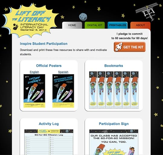 Literacy Day bookmarks
