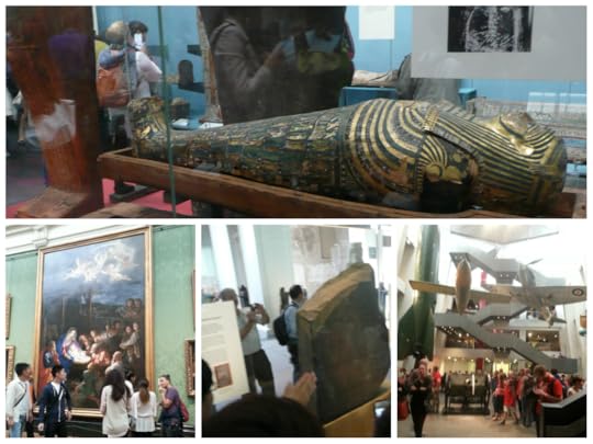 Collage of museums in London