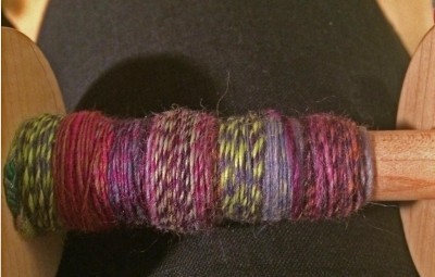 A singles of drafted blended polwarth.