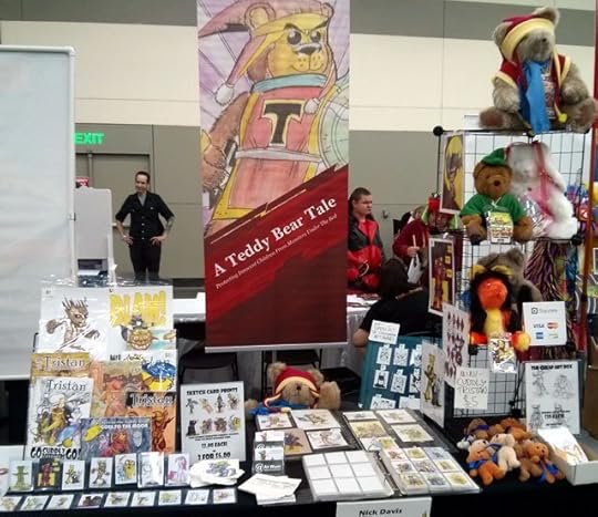 Tristan the Teddy Bear at Baltimore Comic Con