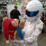 Tristan the Teddy Bear meets the Stig