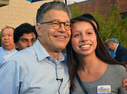 Photo of Destiny with Al Franken