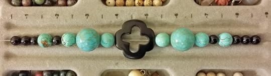 Turquoise Cross bracelet